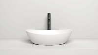 Раковина накладная Salini Noemi 1101103G S-Sense 56x34 белый глянцевый
