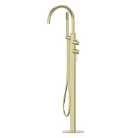 Cмеситель ABBER Wasser Kreis 316 AF8115BG напольный, золото брашированное