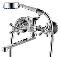 Смеситель RedBlu Retrо 239500000 для ванны с душем с душевым гарнитуром