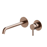 Смеситель Newform X-Steel 316 69630EX.59.067 для раковины, brushed copper bronze