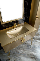 Раковина Armadi Art NeoArt 852-100-Light Gold 52x100 светлое золото