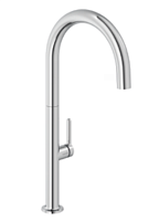 Смеситель Kludi Aurea 55803N575 для кухонной мойки, никель брашированный
