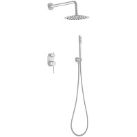 Душевой комплект Boheme Uno 464-MW для душа, белый матовый