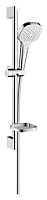 Душевой гарнитур Hansgrohe Croma Select E 26586400 белый/хром