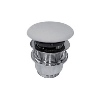 Донный клапан Globo Incantho FI012BO с переливом, белый матовый