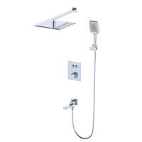 Душевая система Wonzon & Woghand WW-88929003-CR с термостатом, хром