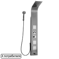 Душевая панель Excellent More ARAC.ML9304E хром