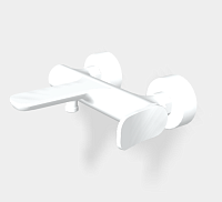 Смеситель Fima Carlo Frattini Flo F3804/1BS для ванны, Matt White
