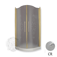 Душевой уголок Migliore Diadema 22682 R90xH195 см, стекло матовое