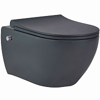 Унитаз подвесной beWash Bogen 88343670 с системой микролифт, черный матовый