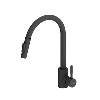 Смеситель Dorff Logic D3007522 для кухонной мойки черный