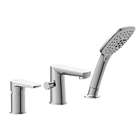 Смеситель Cersanit Moduo 64100 на борт ванны, хром