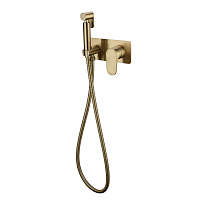 Гигиенический душ со смесителем Boheme Spectre 457-BR для биде, бронза