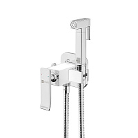 Гигиенический душ со смесителем Lemark Contest LM5820CW хром/белый