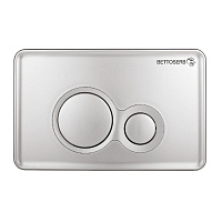 Кнопка смыва Bettoserb Twin 40006462 хром матовый