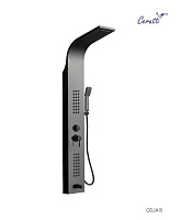 Душевая панель Ceruttispa Celia CT10401 черный