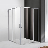 Душевой уголок Cezares Molveno MOLVENO-A-22-100+30-C-Cr-IV 130x130x195 прозрачное/хром