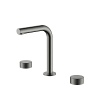 Смеситель Boheme Stick 152-GM.4 для раковины, ручка Spirale, оружейная сталь