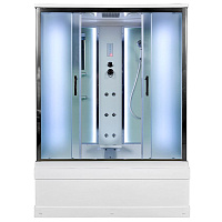 Душевой бокс DTO ЕМ4515 LED с гм. 150х85