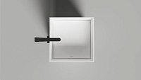 Раковина напольная Salini Armonia Square 01 130521M S-Stone 45x45 белый матовый