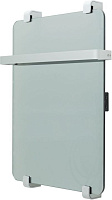 Полотенцесушитель электрический Allen Brau Infinity 60x44 с рейлингом и креплением, серебро браш