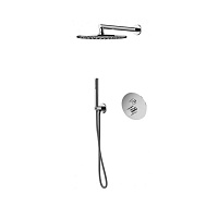 Душевой комплект Gattoni MD MD790/22C0 30 см хром