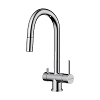 Смеситель Omoikiri Akita-S-C 4994330 для кухонной мойки, хром
