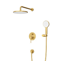 Душевой комплект Cezares Relax RELAX-DSET-BORO золото брашированное
