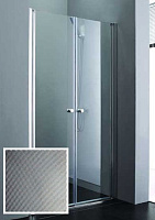 Душевая дверь в нишу Cezares Elena ELENA-W-B-2-160-P-Cr рифленое стекло