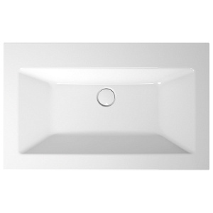 Раковина Bette Loft A230-000 50x80 встраиваемая сверху, белый глянцевый