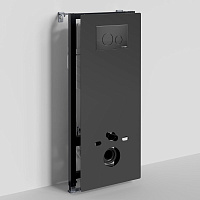 Система инсталляции WasserKRAFT Abens 20TLT.010.ME.BL.MB02 для унитаза, черный матовый