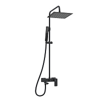 Душевая стойка WasserKRAFT Abens A277.255.218.BM черный матовый