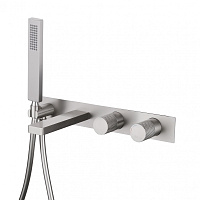 Cмеситель ABBER Rund AF8730SP для ванны с душем, сатин