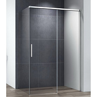 Душевой уголок Cezares Duet Soft DUET SOFT-M-AH-1-110/80-C-Cr прозрачное стекло/ профиль хром