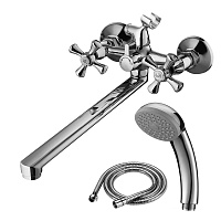 Смеситель Orange Classic M71-211cr для ванны с душем, хром