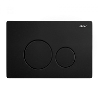 Кнопка смыва ABBER AC0121MB черный матовый