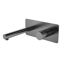 Смеситель Boheme Stick 125-GM.2 для раковины, ручка Touch, оружейная сталь