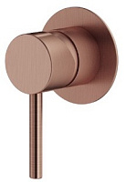 Смеситель Plumberia Selection Ixo XO1111RS на 1 выход(внешняя часть), медь брашированная