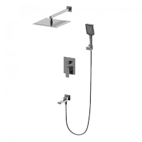 Душевой комплект Wonzon & Woghand Cube 2.0 WW-88939068-BGM темный графит