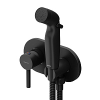 Гигиенический душ со смесителем Damixa Option 212000300 черный TOTAL BLACK