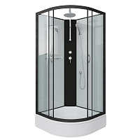 Душевая кабина Niagara Classic NG-6701-14BKT 90x90x210 стекло прозрачное/профиль черный