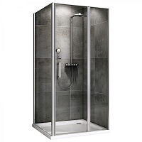 Душевой уголок ABBER Sonnenstrand AG04120S-S90 прозрачное/хром