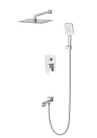 Душевой комплект Wonzon & Woghand Flex WW-88939072-BN никель