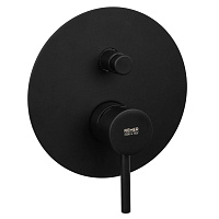 Смеситель Remer X Style X09KBNO для душа, черный матовый