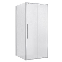 Душевой уголок Niagara Nova NG-65-11CH-CH80-34 110x80x195 стекло шиншилла/профиль хром