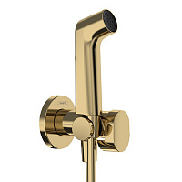 Гигиенический душ со смесителем Hansgrohe Bidette E 29232990 шлифованное золото
