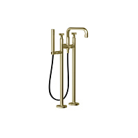 Смеситель Gessi Inciso 58129.727 для ванны, Brushed Brass PVD
