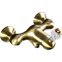 Смеситель Boheme Crystal 304-CRST для душа, бронза