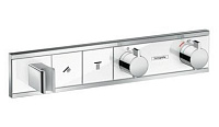 Термостат Hansgrohe RainSelect 15355400 для душа, белый/хром