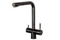 Смеситель Zorg Inox SZR-7039 GRAFIT для кухонной мойки/для фильтра, графит